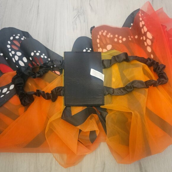 Adult Halloween Monarch Butterfly Cape Wings with headband - Picture 3 of 6